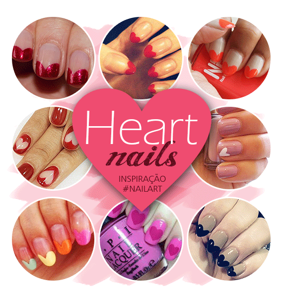 Tendência: Heart Nails!