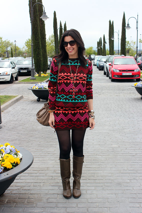 Look do dia: Tricô étnico!
