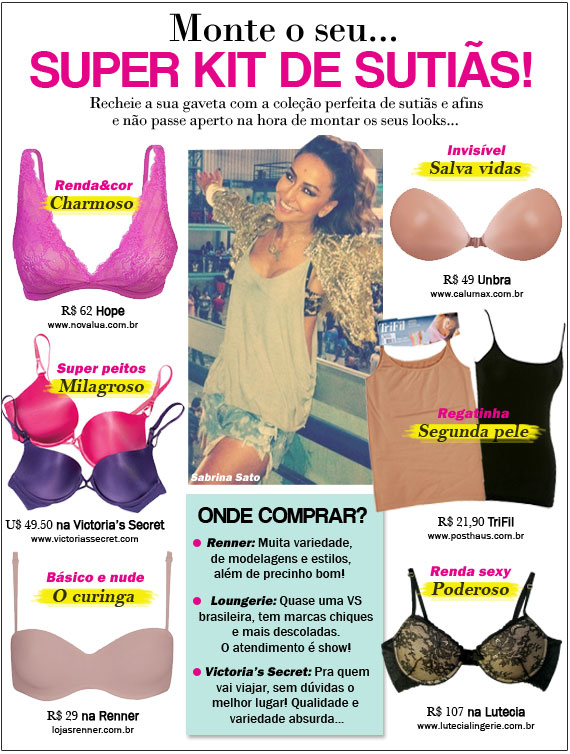 O kit perfeito de sutiãs! - Garotas Estúpidas
