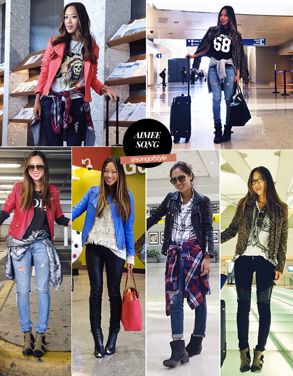 Looks Aeroporto Aimee Song Garotas Estupidas