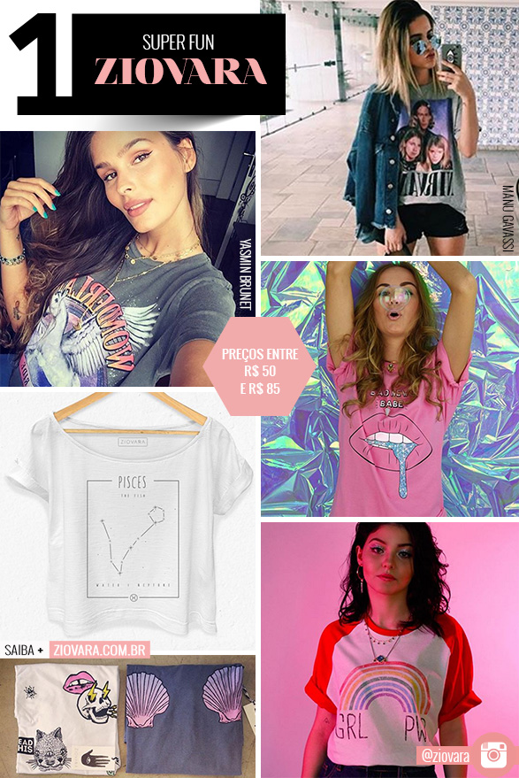 marcas famosas de camisas femininas