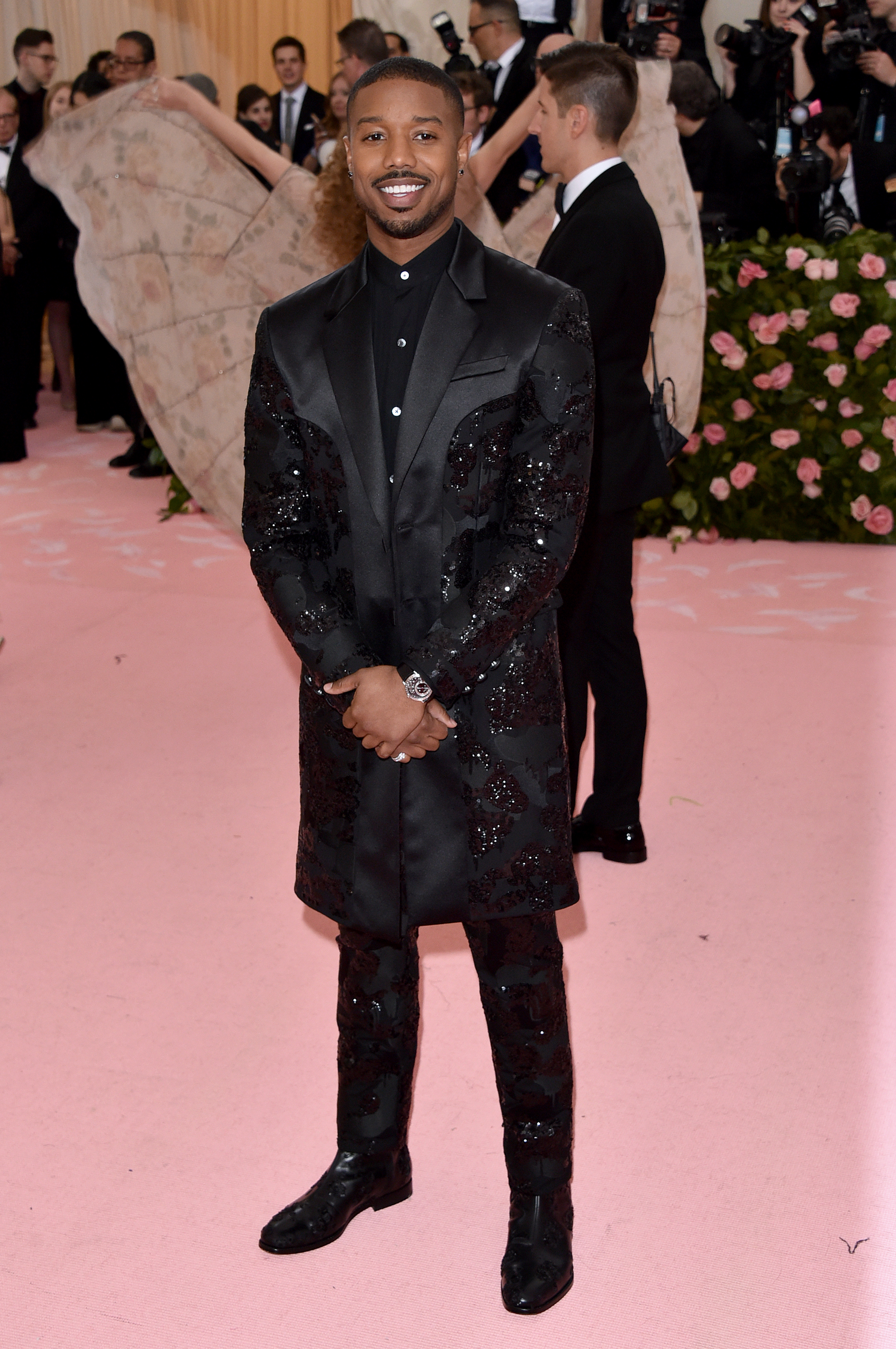 NEW YORK, NEW YORK - MAY 06: Michael B. Jordan attends The 2019 Met Gala Celebrating Camp: Notes on Fashion at Metropolitan Museum of Art on May 06, 2019 in New York City. (Photo by John Shearer/Getty Images for THR)